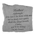 Berry Kay - Inc. Mother Although You Can-t Be Here - Memorial - 5.25 Inches x 5.25 Inches 15720